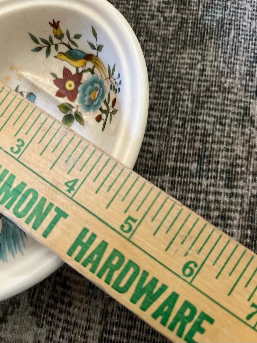 Vintage Mason's Ironstone for Crabtree & Evelyn Ceramic Soap Dish, Exotic Bird